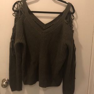 Pac Sun Army green sweater